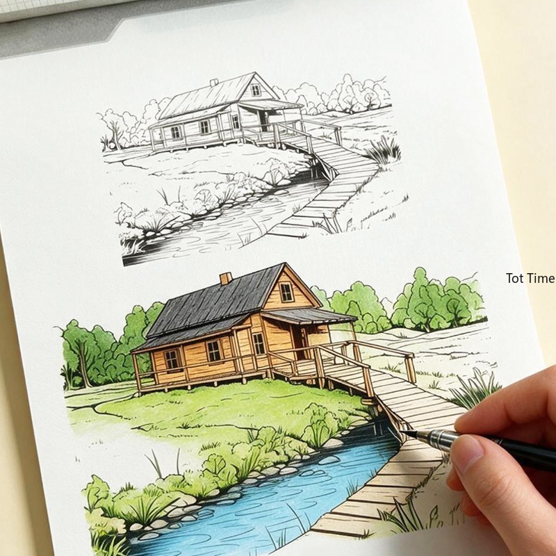 Photography Book - Livre de coloriage pour l'architecture antique,