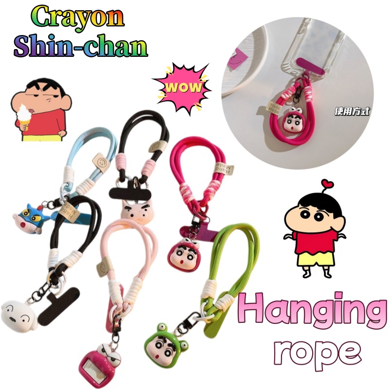 Camera Wrist Strap - Crayon Shin-chan Shiro Crocodile Peluche, Dragonne