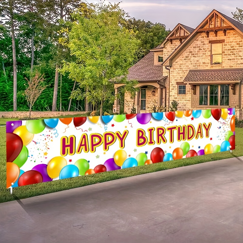 Photography Prompt - Bannière d'anniversaire, Panneau Joyeux Anniversaire, Bannière