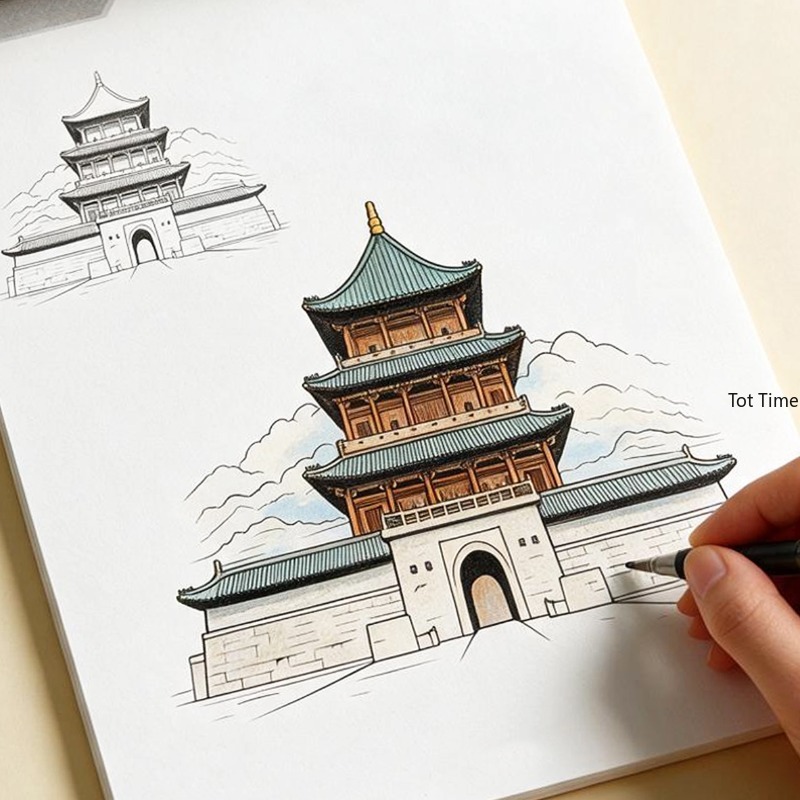 Photography Book - Livre de coloriage pour l'architecture antique,