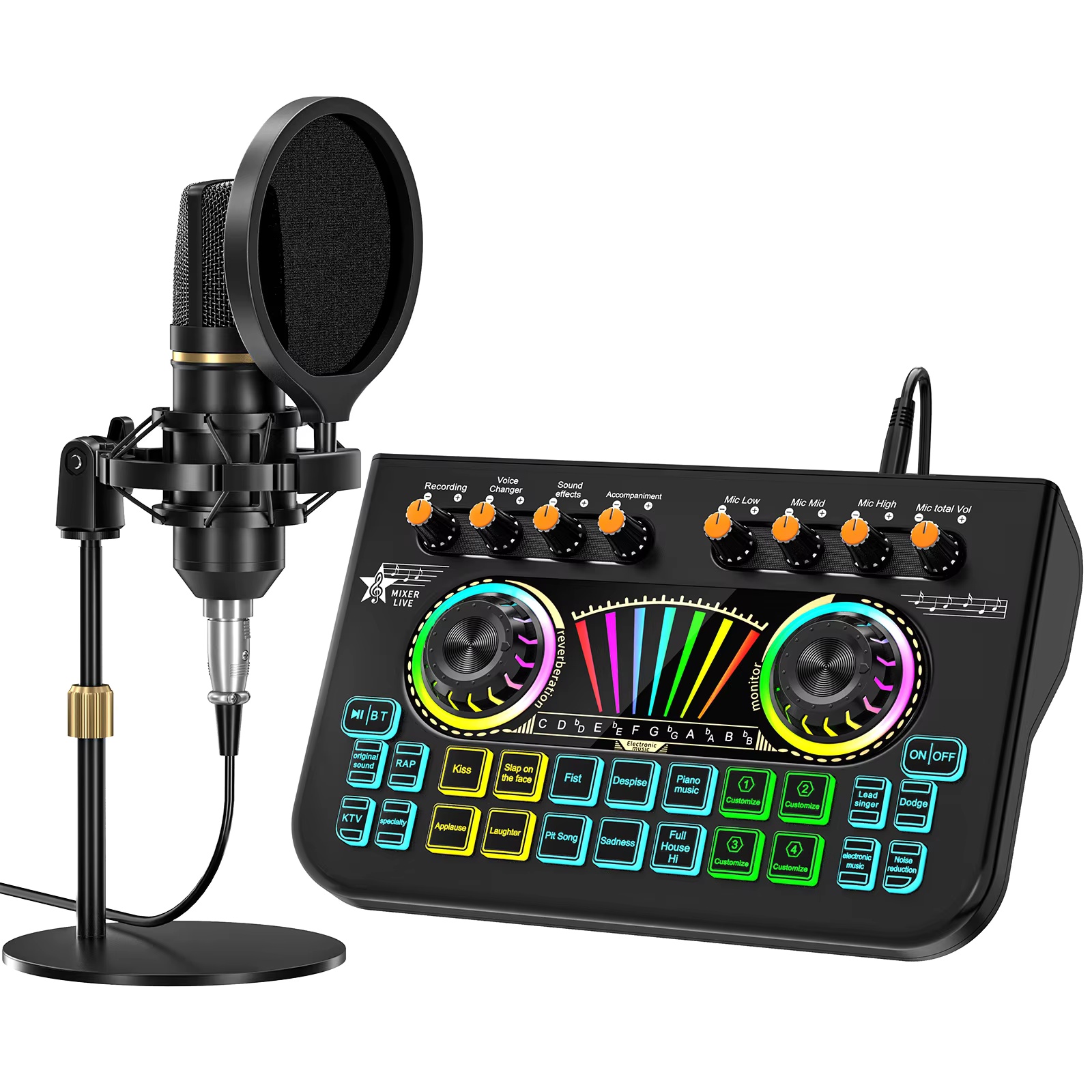 Photography Prompt - Kit de microphone pour podcast Tenlamp
