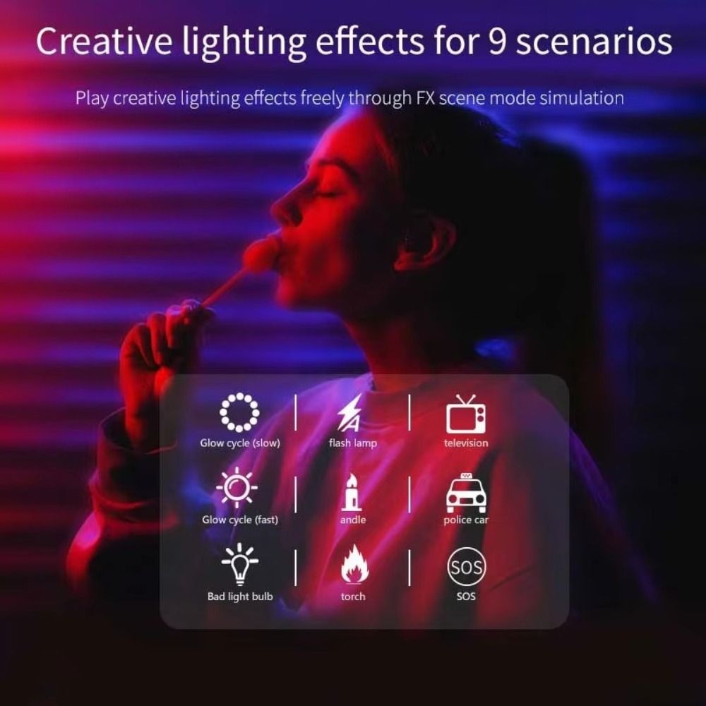 Lampe vidéo LED rechargeable,  - Photography Videos Free avis et prix