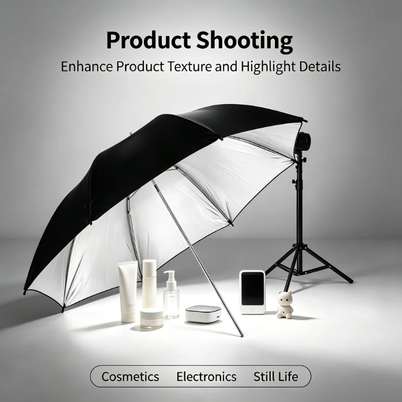 Parapluie Réflecteur Noir Dura - Photography Umbrella avis et prix