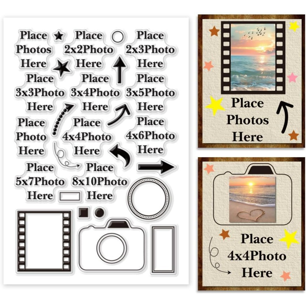 Place Photo ici tampon clair f - Photographic Memory avis et prix