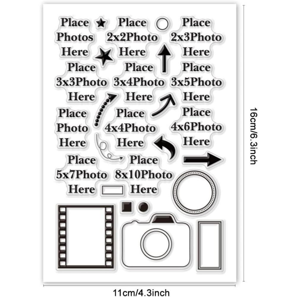 Place Photo ici tampon clair f - Photographic Memory avis et prix