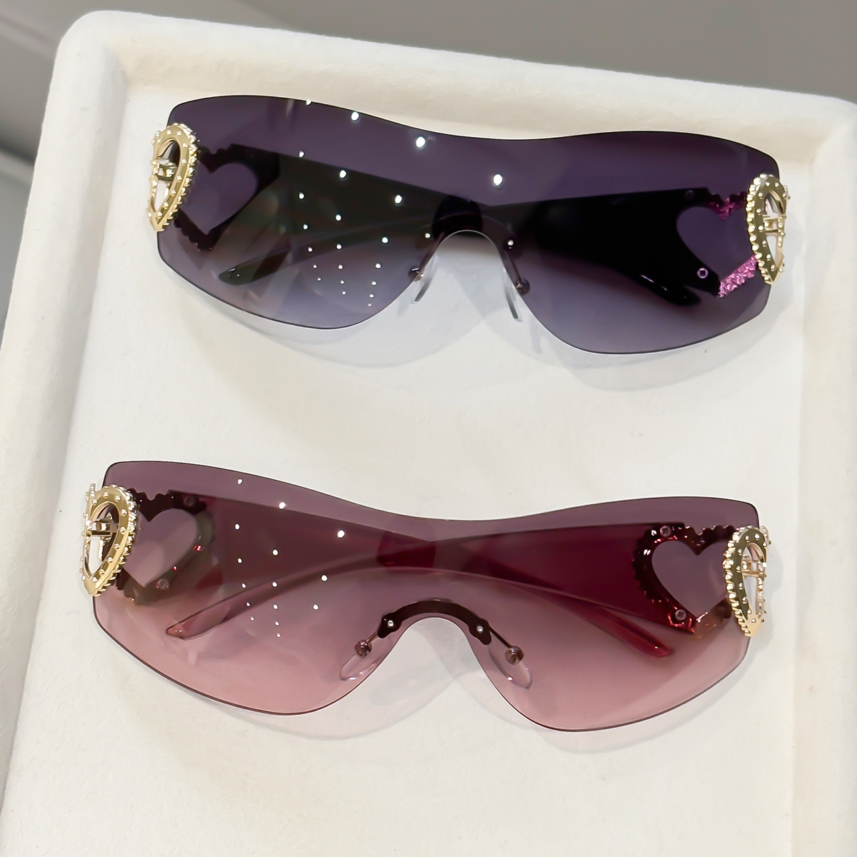 2 paires de lunettes Y2K sans  - Photography Design avis et prix