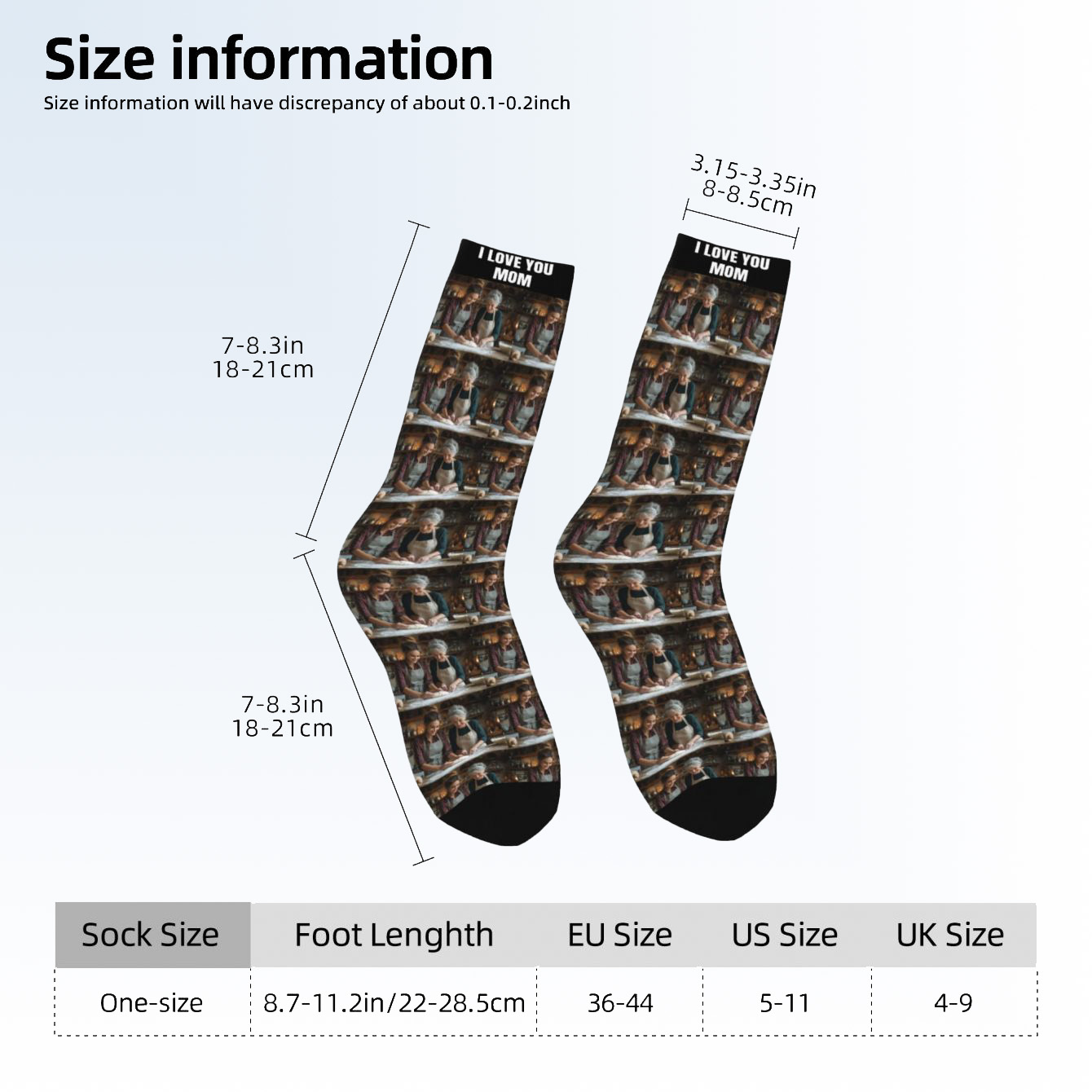 Chaussettes photo personnalisé - Photographic Memory avis et prix