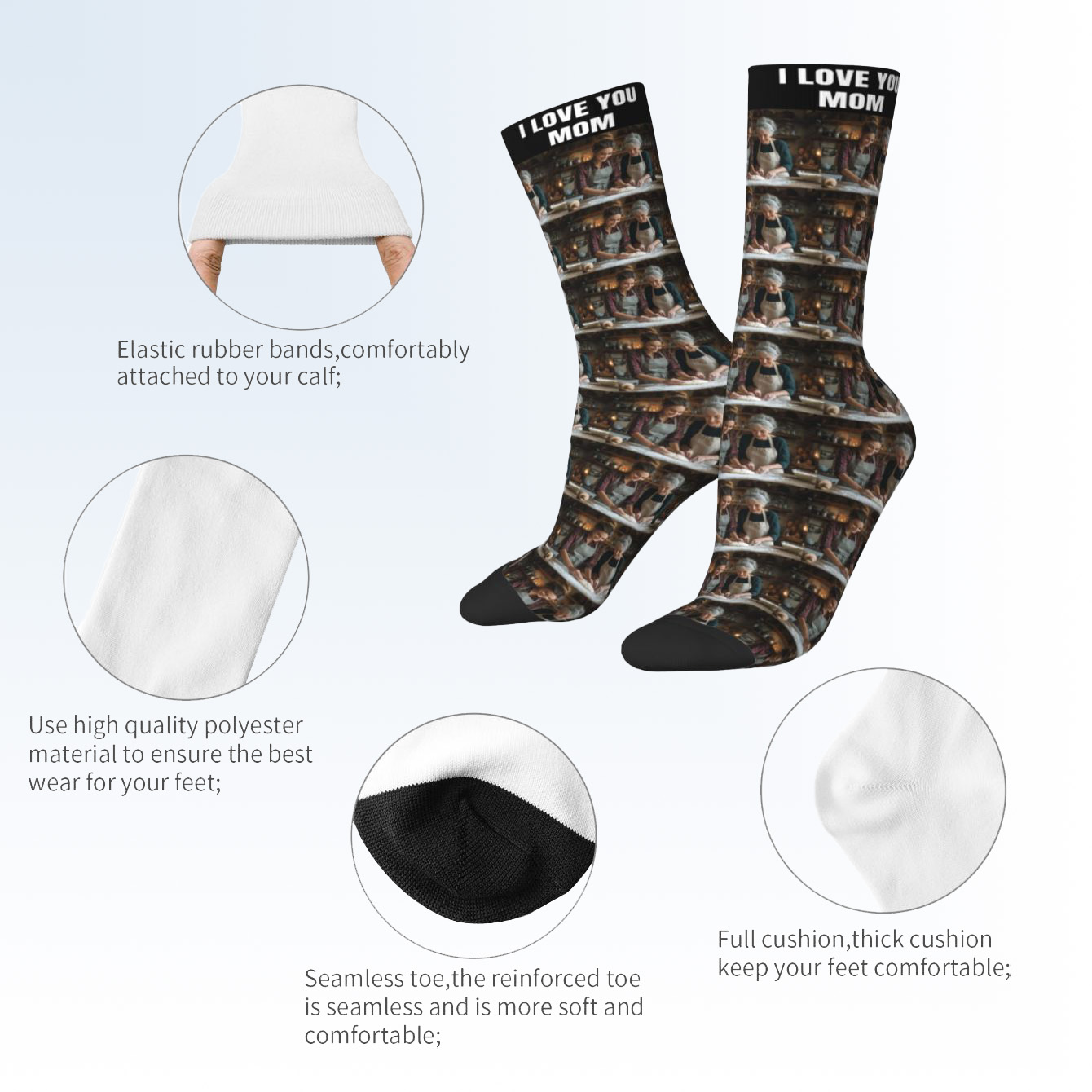 Chaussettes photo personnalisé - Photographic Memory avis et prix