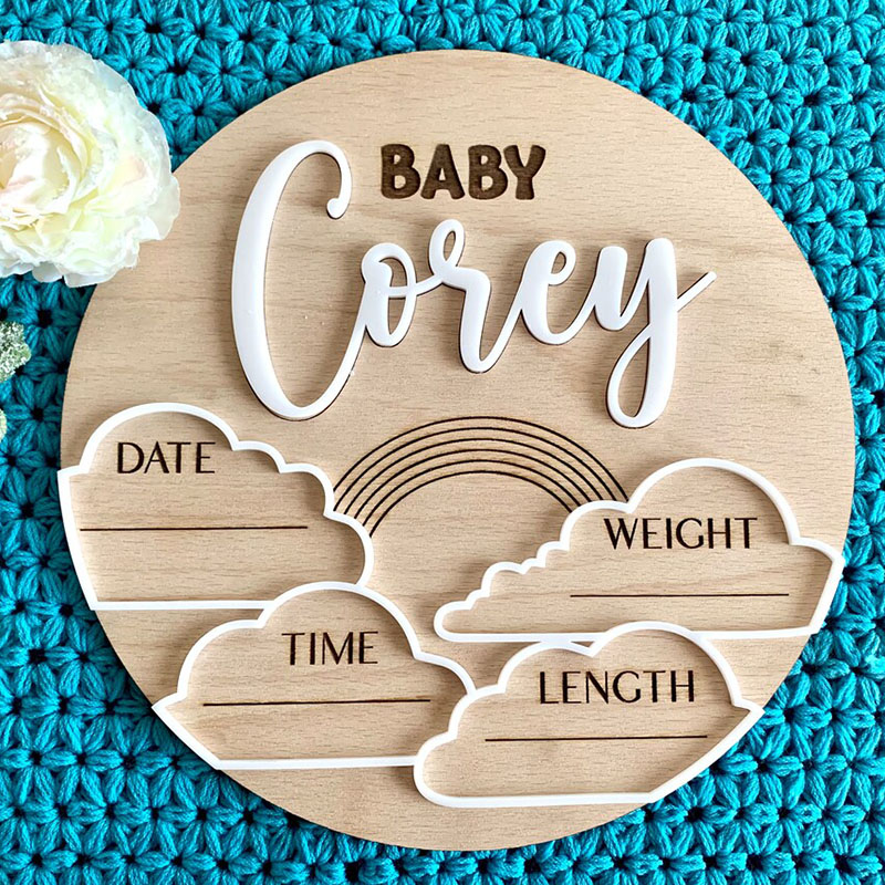 Signe d'annonce de naissance d - Photography Prompt avis et prix