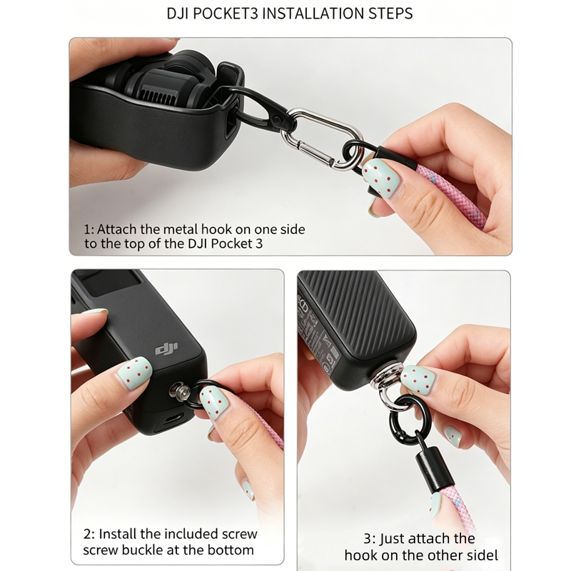 Cordon de cou et dragonne anti - Camera Wrist Strap avis et prix