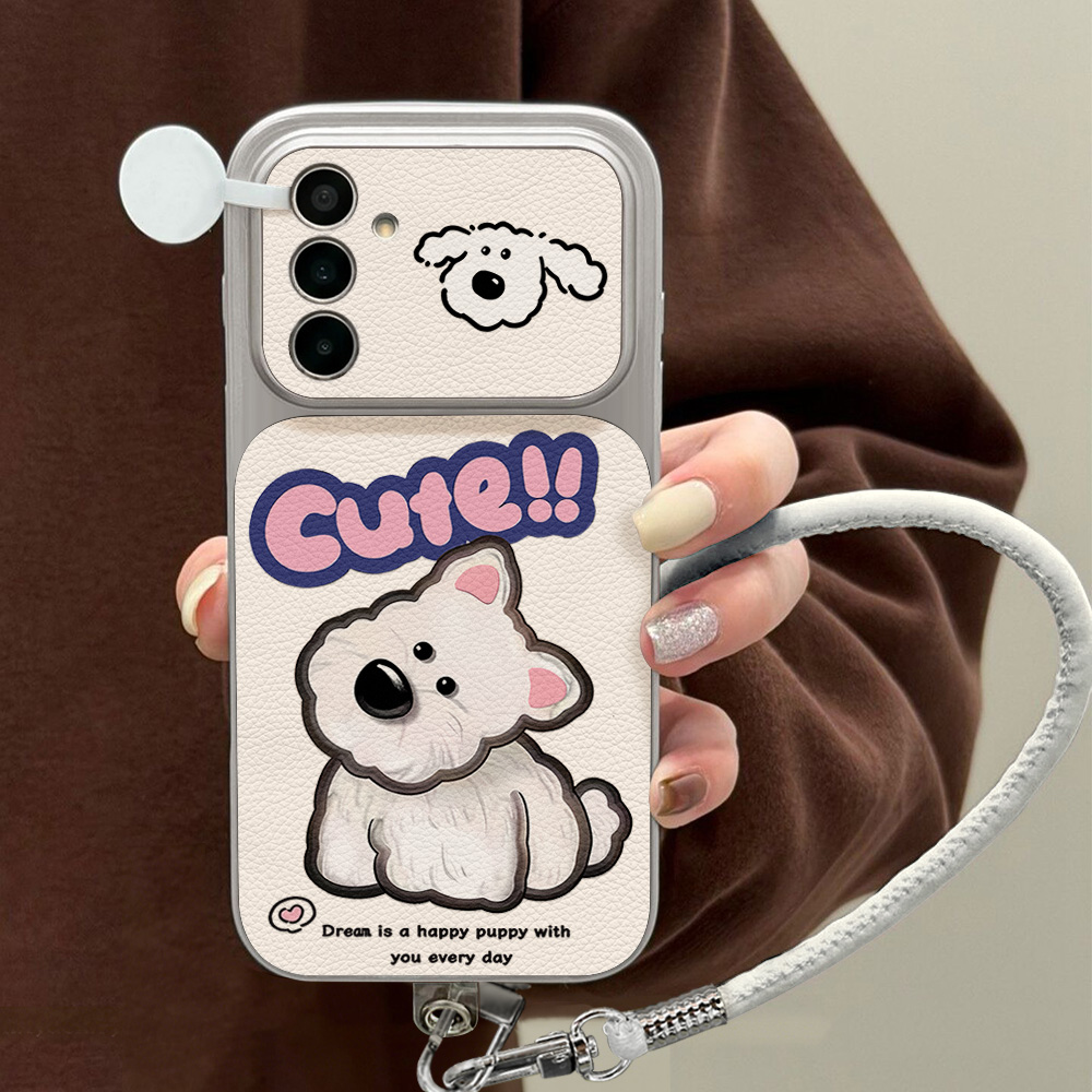 Étui de téléphone en cuir soup - Camera Wrist Strap avis et prix