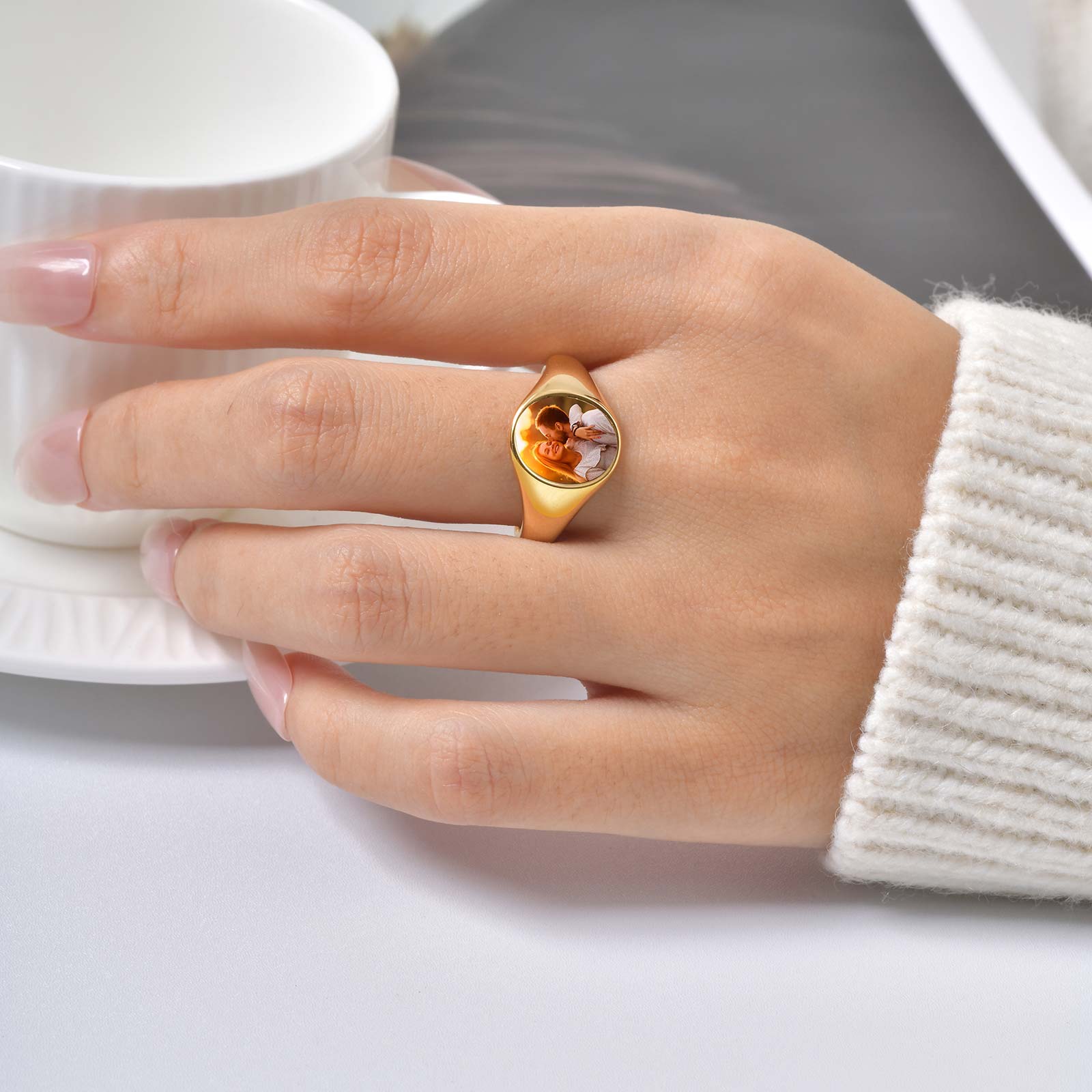 Bague chevalière Photo personn - Photographic Memory avis et prix