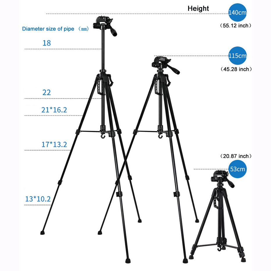 Trépied universel 55 pouces po - Photography Basics avis et prix
