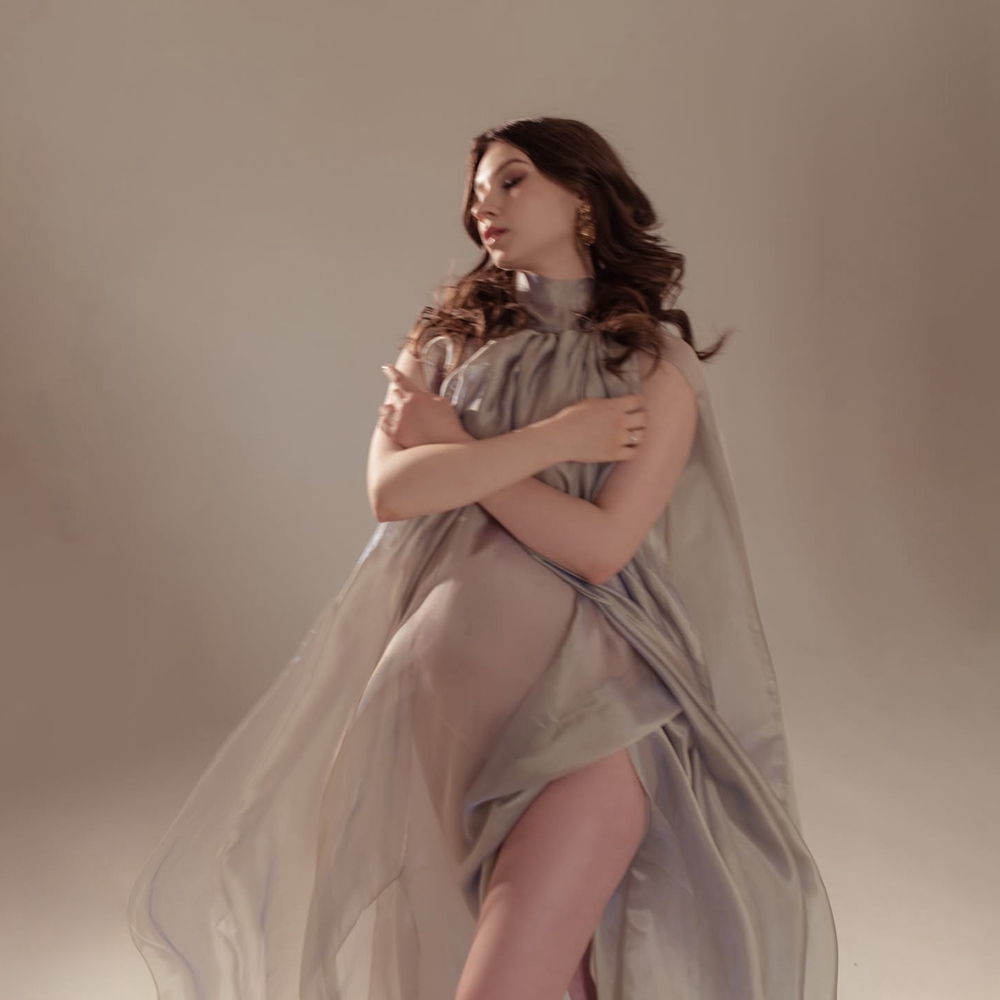 Robe élégante à col montant en - Photography Club avis et prix